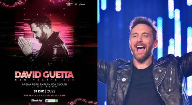 David Guetta cerrará el 2022 en Perú: DJ francés confirma show para el 31 de diciembre