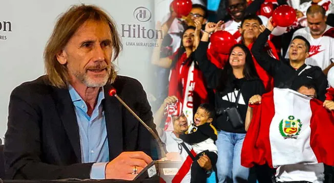Ricardo Gareca admirado por el apoyo del hincha peruano
