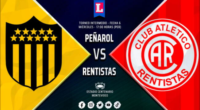 Peñarol recibe a Rentistas por el Torneo Intermedio de Uruguay