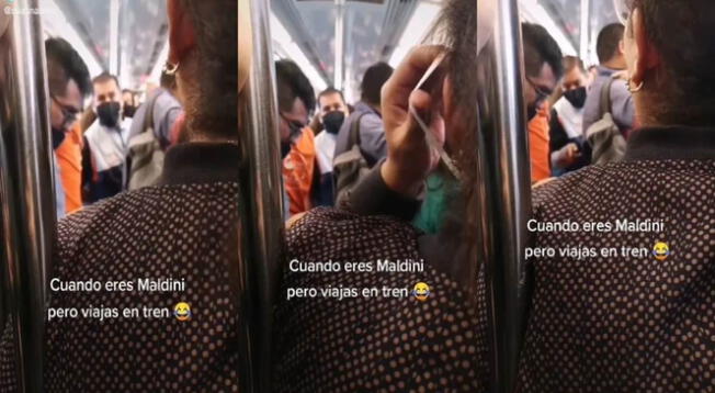 Metro de Lima: señora se alucina millonaria y ninguna a pasajeros