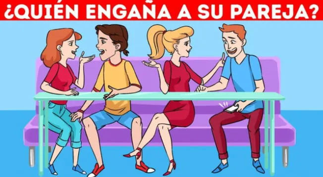 ¿Quién engaña a su pareja? Solo los 'GENIOS' superaron este acertijo nivel EXTREMO