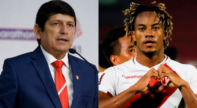 André Carrillo salió en defensa del presidente de la FPF