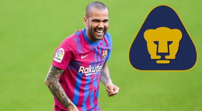 Dani Alves a nada de ser jugar de Punas de la UNAM.