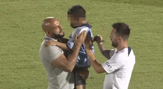 Lionel Messi y el tierno gesto con un niño japonés