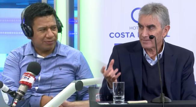Oblitas y Valencia tuvieron fuerte discusión en conferencia de prensa
