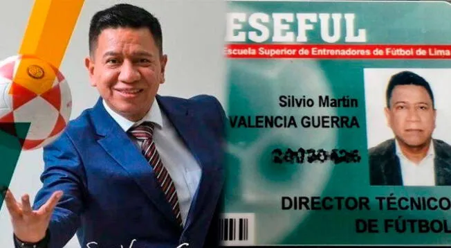 Silvio Valencia es técnico de fútbol y podría dirigir en el fútbol peruano