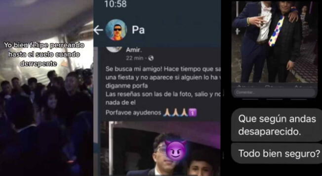 TikTok: Lo reportan como desaparecido, pero él estaba disfrutando en una fiesta