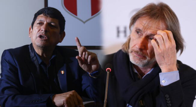 Agustín Lozano negó que la FPF filtró la reducción de sueldo de Ricardo Gareca