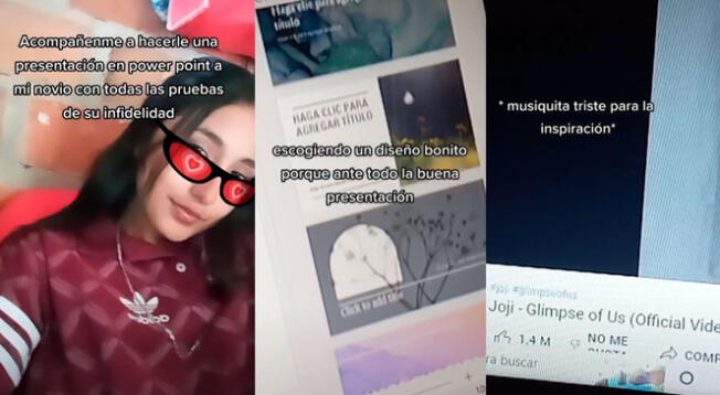 Tiktok: Descubre que su novio le es infiel y hace una presentación en PPT para enfrentarlo