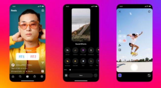 Instagram agrega plantillas y una cámara dual para superar a Tiktok