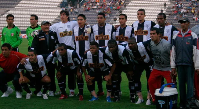 Alianza Lima y su equipo en el Torneo Apertura 2008