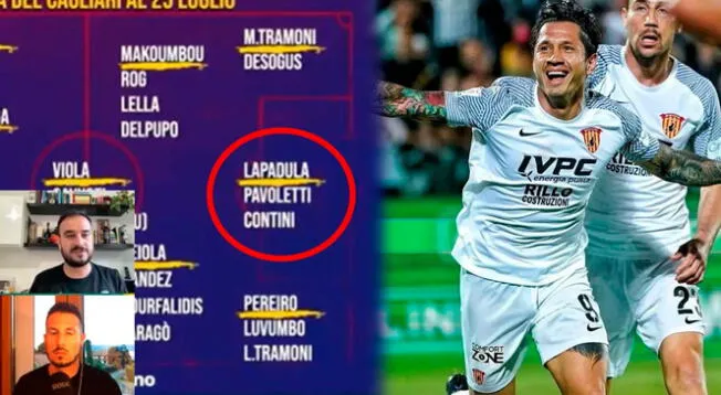 Prensa italiana considera a Gianluca Lapadula como titular en Cagliari