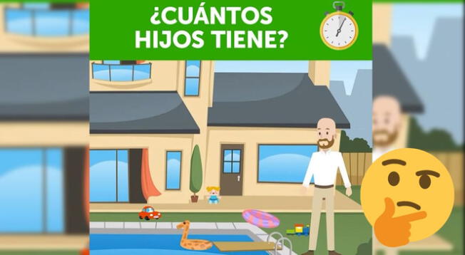 ¿Cuántos hijos tiene? Demuestra que eres un 'CRACK' con este acertijo nivel PRO