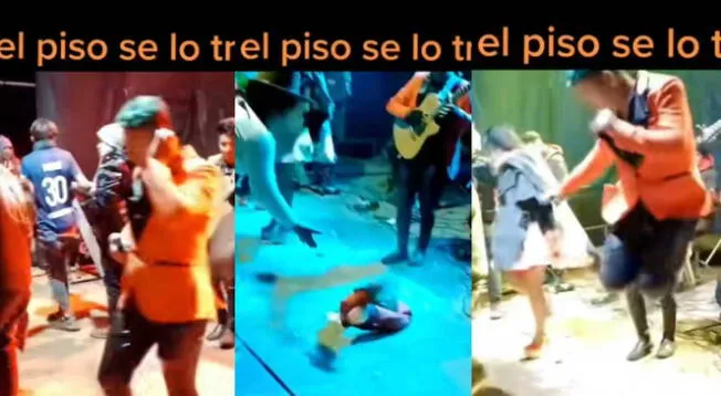 TikTok viral: Músico sufre estrepitosa caída en pleno escenario de show