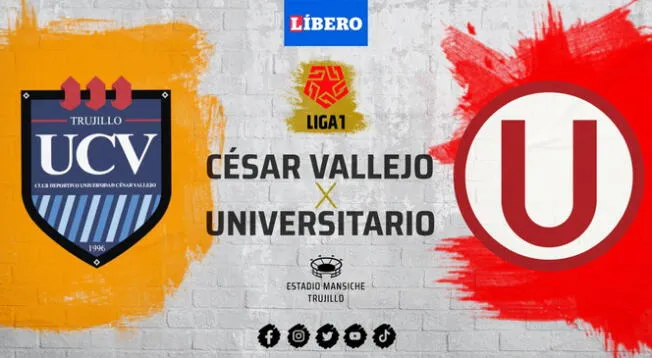 César Vallejo y Universitario se enfrentan por la fecha 4 del Torneo Clausura
