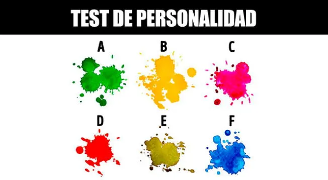 Elige una mancha de color y conoce más de tu personalidad.