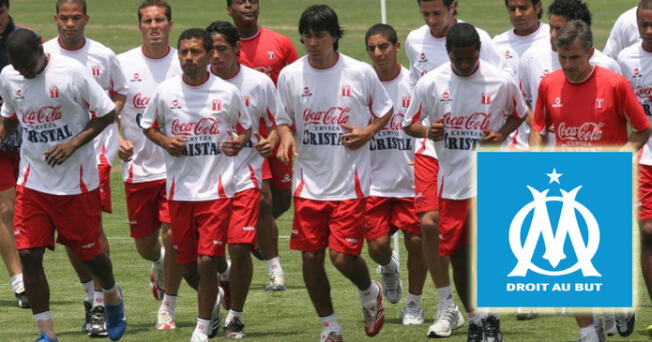 Olympique de Marsella saludó al Perú por 28 de julio