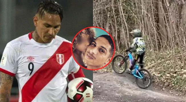 El hijo del delantero peruano es aficionado a los deportes extremos