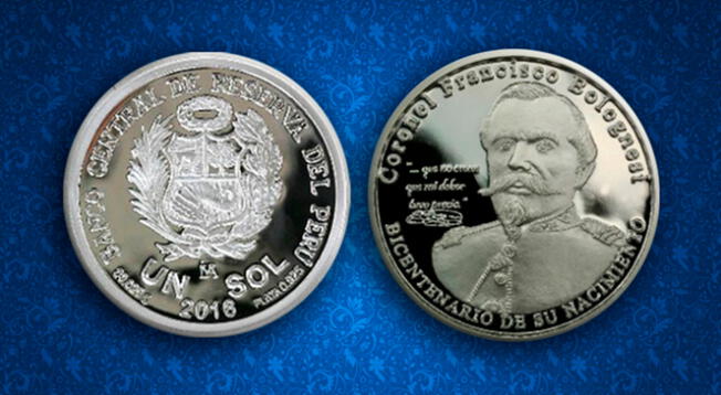 Moneda de 1 sol con diseño de Francisco Bolognesi estaría costando más de 500 soles