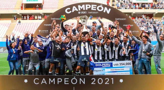 Alianza Lima salió campeón nacional en la temporada 2021