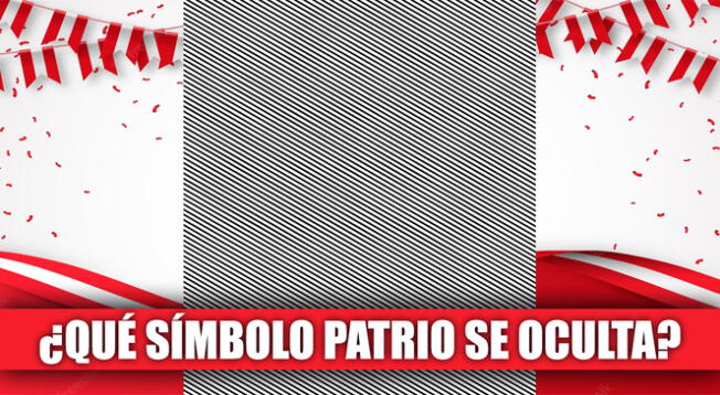 Ilusión óptica: identifica al símbolo patrio oculto en la imagen