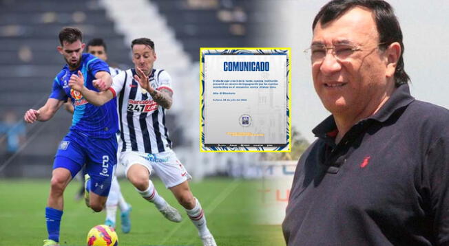 Presidente de Alianza Atlético arremetió contra Alianza Lima