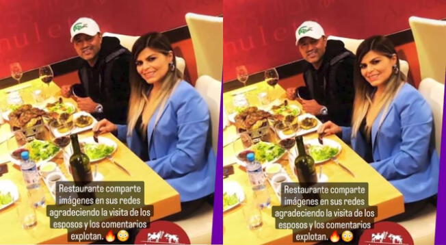 'Chorri' Palacios y su esposa reaparecen felices en restaurante de Los Olivos tras ampay