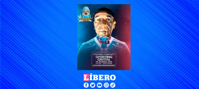 Este hincha no olvida al popular 'Lolo' y lo incluyó en un flyer de Sporting Cristal.