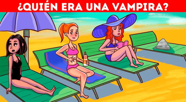 ¿Quién era una vampira? Solo si eres un 'CAPO' podrás superar este acertijo en segundos