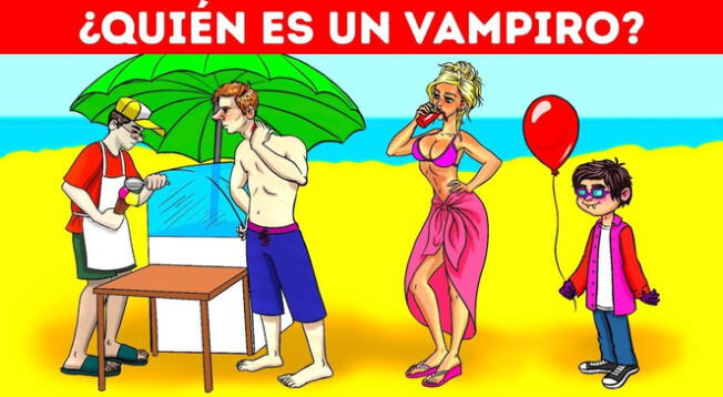 ¿Quién es un vampiro? Atrévete a superar este acertijo nivel 'EXPERTO'