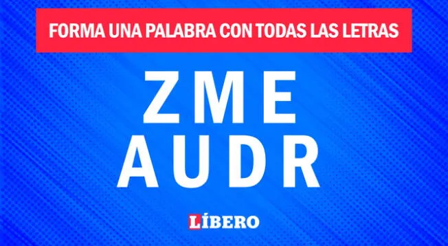 ¿Qué palabra es? Piensa bien en tu respuesta y canta victoria en tiempo récord.