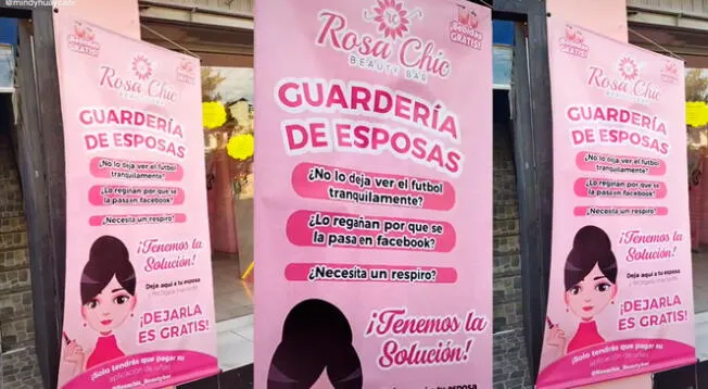 Esta singular manera de promocionar un negocio causa sensación en redes.