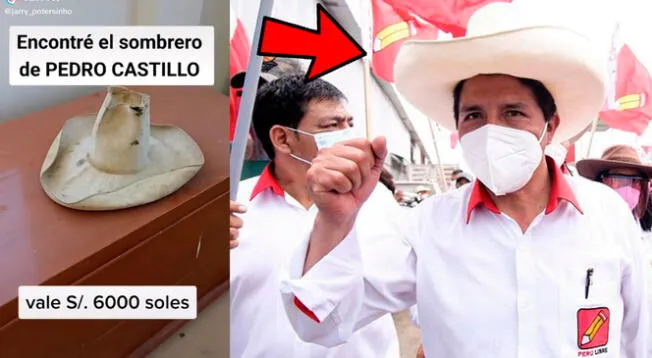 TikTok viral: peruano afirma tener el sombrero de Pedro Castillo y quiere venderlo a 6000 soles