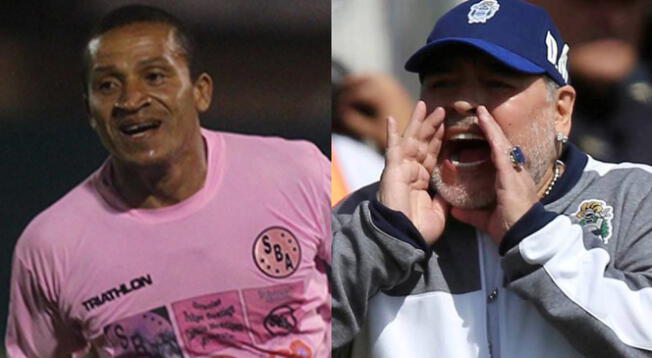 Kukin Flores fue ídolo de Sport Boys y Diego Maradona de Boca Juniors.
