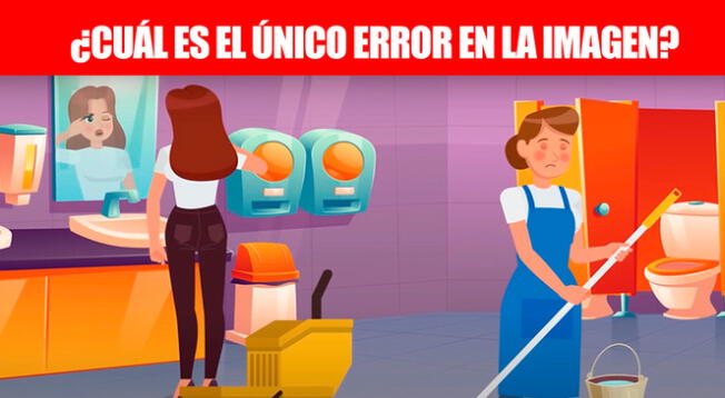 Encuentra el único error en la imagen en solo 7 segundos.