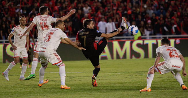 Melgar igualó ante Inter por la ida de Cuartos de Final de la Sudamericana