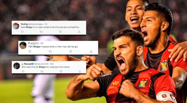 Los hinchas brasileños quedaron asombrados con el nivel de Melgar