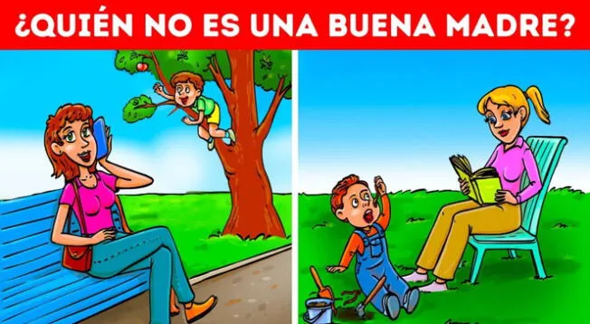 ¿Quién no es una buena madre? Solo un 'CRACK' puede descifrar el enigma del acertijo visual