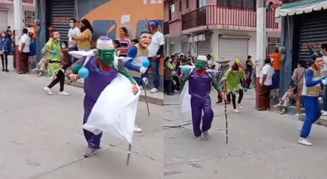 TikTok: Imitadores de Dragon Ball Z sorprenden en pasacalle con divertido baile