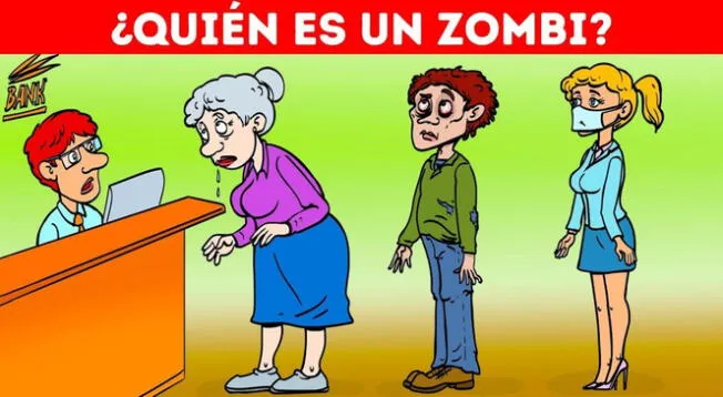 ¿Quién es un zombi? El 98% de personas fallaron este acertijo nivel EXPERTO