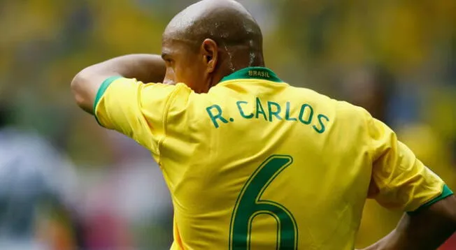 Roberto Carlos ganó un Mundial con la Selección de Brasil.