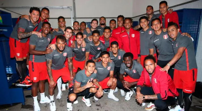 La delegación de la Selección Peruana en la Copa América 2021.