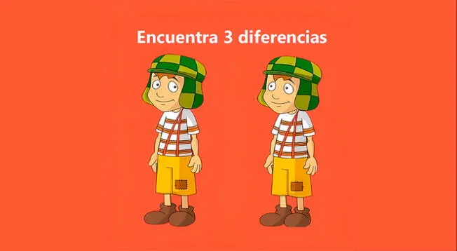 ¿Cuáles son las 3 diferencias en el 'Chavo'? Solo los GENIOS superan este reto visual