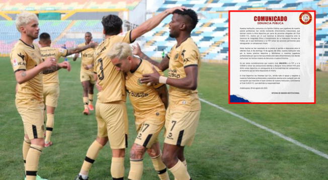 Cusco FC fue denunciado por Los Chankas
