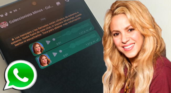 WhatsApp: truco secreto te permite enviar audios con la voz de Shakira