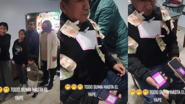 Peruano pide que le yapeen dinero en lugar de regalos