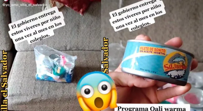 TikTok: peruano recibe por primera vez alimentos de Qali Warma y hace 'unboxing' de su bolsa de víveres