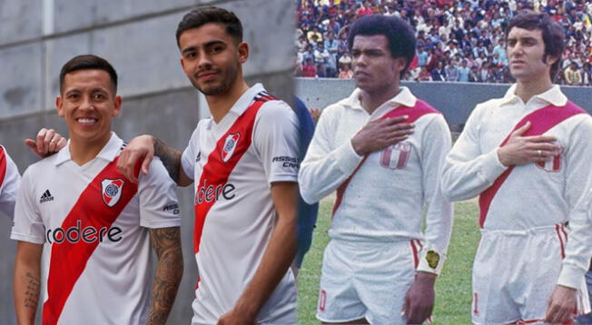 ¿Nos copiaron? Nueva camiseta de River Plate es 'igualita' a la de Perú en el 78