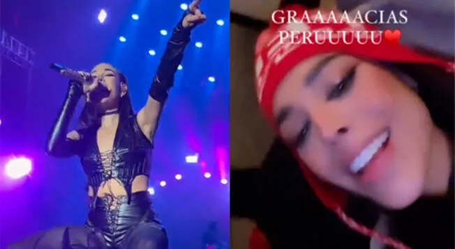 La cantante mexicana mostró en su Instagram el chullo peruana que le regalaron.
