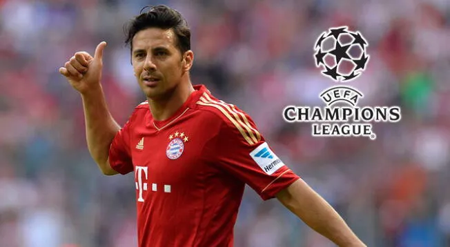 la UEFA Champions League destacó a lo grande a Claudio Pizarro